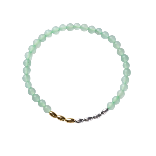 Handcrafted  Green Aventurine "Wood Element" Bracelet